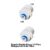 Kit 2 Conector Reto Conexão Reta Engate Rápido Rosca 1/2 Para Mangueira 1/4 de Filtro