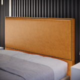 Cabeceira Box Com Tachas 160 cm Vicenza L02 Couríssimo Whisky – Lyam Decor
