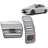Pedaleira Corolla Gr Sport 20/.. Automático Aço Inox – Não fura o pedal
