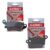 Kit Pastilhas de Freio Xre 300 Sem Abs 2009 A 2018 Diafrag