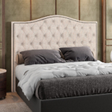 Cabeceira Cama Box Casal King 195 cm P05 Grécia Linho Cru – Lyam Decor