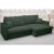 Sofá Tango 2,20m sem caixa, Retrátil e Reclinável Velosuede Verde – NETSOFAS