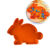 BANDEJA COELHO LARANJA 240MM X 190MM PASCOA CHOCOBRAZ