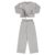 Conjunto Blusão e Calça Wide Leg em Moletom Juvenil Gloss