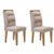 Conjunto com 02 Cadeiras Carol Rufato