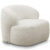 Poltrona Decorativa Fixa Orgânica Para Sala Living Barolo L06 Bouclê Branco – Lyam Decor