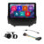 Kit Multimídia 9 Pol Ecosport 2013 2014 2015 2016 2017 Espelhamento Android Ios 2 Din Preto Camera Ré