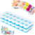 Forma De Gelo Fundo Silicone 14 Cubos Tampa Rígida