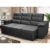 Sofá Retrátil Reclinável 4 lugares 2,30m Quantum Suede Velut Cinza – King House