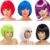 Peruca Chanel Colorida – Acessório Para Fantasia E Cosplay