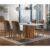 Sala de Jantar Mesa Olímpia 120CM MDF Canto Copo com 4 Cadeiras Carol Moderna
