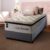 Conjunto Cama Box c/ Molas Ensacadas New York  Solteiro 96x203x73