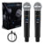 Kit 2 Microfone Sem Fio Digital Receptor Leson Ls302 Pk 2.4