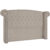 Cabeceira Cama Box King com Tachas 195 cm Sofia P05 Linho Creme – Lyam Decor