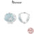 Brincos Bamoer 925 Sterling Sliver Hoop Shell Fivelas De Orelha Desenho De Ocasião Diária Jóias Presentes Para Mulheres