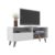 Rack para TV até 50 Polegadas 1 Porta 1 Prateleira Detroit 136cm Branco – J Carvalho