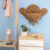 cesto organizador de parede 60cm elefante textura palha rattan – Oikos