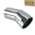 Ponteira Escapamento Cromada Caminhão Curva 4″ x 26 cm Curta
