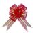 100 LAÇOS FACIL P/ PRESENTE ORGANZA HOLOGRÁFICO VERMELHO GRANDE 3 CM X 47 CM (EX)