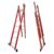 Escada em Fibra Tesoura Extensível 7×12 Degraus 2,20×3,80m WBertolo
