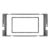 MOLDURA PARA CENTRAL MULTIMIDIA MP5 7 POL 2 DIN NISSAN SENTRA MARCH VERSA 2014 A 2019