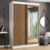 Guarda-Roupa Solteiro Madesa Tokio 2 Portas de Correr com Espelho 2 Gavetas – Branco/Rustic