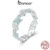 Bamoer 925 Sterling Sliver Ring Butterfly Design Ocasião Diária Jóias De Moda Presentes Para Mulheres