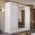 Guarda Roupa Casal 3 Portas Plata  Branco
