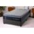 Conjunto Cama Box Solteiro Dakota Preto 96x203x57 Espuma D33