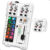 Mesa De Som Taramps T 0202 Multicolor LED RGB Stereo FX 2 Canais  Equalizador Mixer + Relógio
