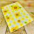 10~50 TOALHAS  P/ FESTA JUNINA XADREZ GIRASSOL AMARELO 78X78 INOVE