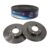 PAR DISCO FREIO GOL SAVEIRO PARATI G2 G3 G4 VENTILADO 239MM
