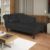Diva Recamier Dora 140cm Lado Direito Corino Preto