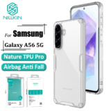 Nillkin Nature Pro Case Samsung Para Galaxy A56 5G Capa Macia TPU Transparente Airbag Traseira À Prova De Choque