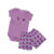Pijama Roxo da Carinha da Valentina Baby (0 a 9 meses) – Conforto e Magia para Bebês | TurmaTube