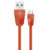 Cabo Micro USB, Sincronização e Recarga 12W 2.4A, Suave ao Toque, 1 metro, Laranja, M510LR, ELG