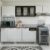 Armário de Cozinha Compacta de Aço Completa Diamante 12 Portas 1 Gaveta Branco/Preto 818489 – Pnr Móveis