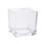 Pote de Vidro Quadrado para Vela – 6x6cm – 1 unidade – Rizzo – Rizzo