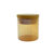 Pote de Vidro Âmbar Hermético com Tampa de Bambu – 5x5cm – 50ml – 1 unidade – Rizzo