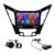 Kit Multimídia 9 Pol Sonata 2011 2012 2013 2014 Espelhamento Android Ios 2 Din Black Piano Camera Ré