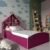 Cama Infantil Casinha 100% MDF Rosa/Pink Ploc Pink
