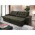 Sofá Retrátil Reclinável Zurique 2,30m Suede Velut Tabaco c/ Molas no Assento – King House