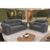 Conjunto Sofá Windsor Velut Cinza 3 e 2 Lugares 2,04m e 1,59m – King House