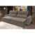 Sofá Retrátil Reclinável França 2,30m Suede Velut Tabaco  Molas no Assento – King House