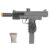 Pistola AirSoft Spring Mini Uzi M36 6mm Preta – Double Eagle + Esfera Promocional