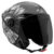Capacete Moto Aberto New Liberty 3 Sunflower Brilhante Pro Tork Preto/Gray Tam 56 58 60 Viseira Fumê