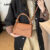 Lovito Casual simples e moderno alças com nó versátil bolsa de ombro pequena para mulheres LFA71219