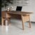 Mesa para Escritório 2 Gavetas Me4122 Amendoa – Tecno Mobili