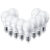 Kit 10 Lâmpadas Led Bulbo A65 16w Bivolt E27 6500K Philips