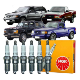 Jogo Kit 06 Velas De Ignição Ngk Ford Explorer Ranger Gm Blazer S10